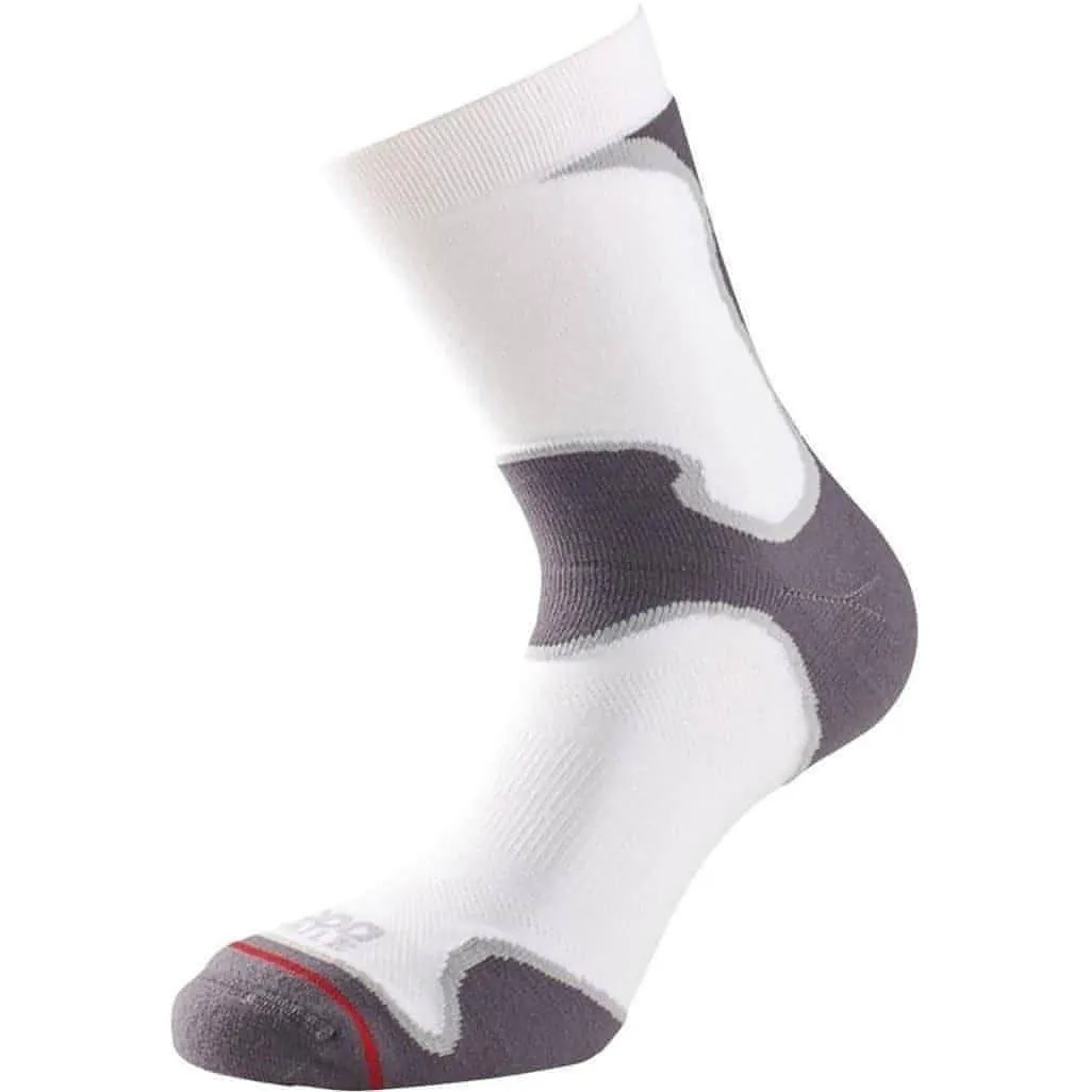 1000 Mile Fusion Mens Running Socks - White