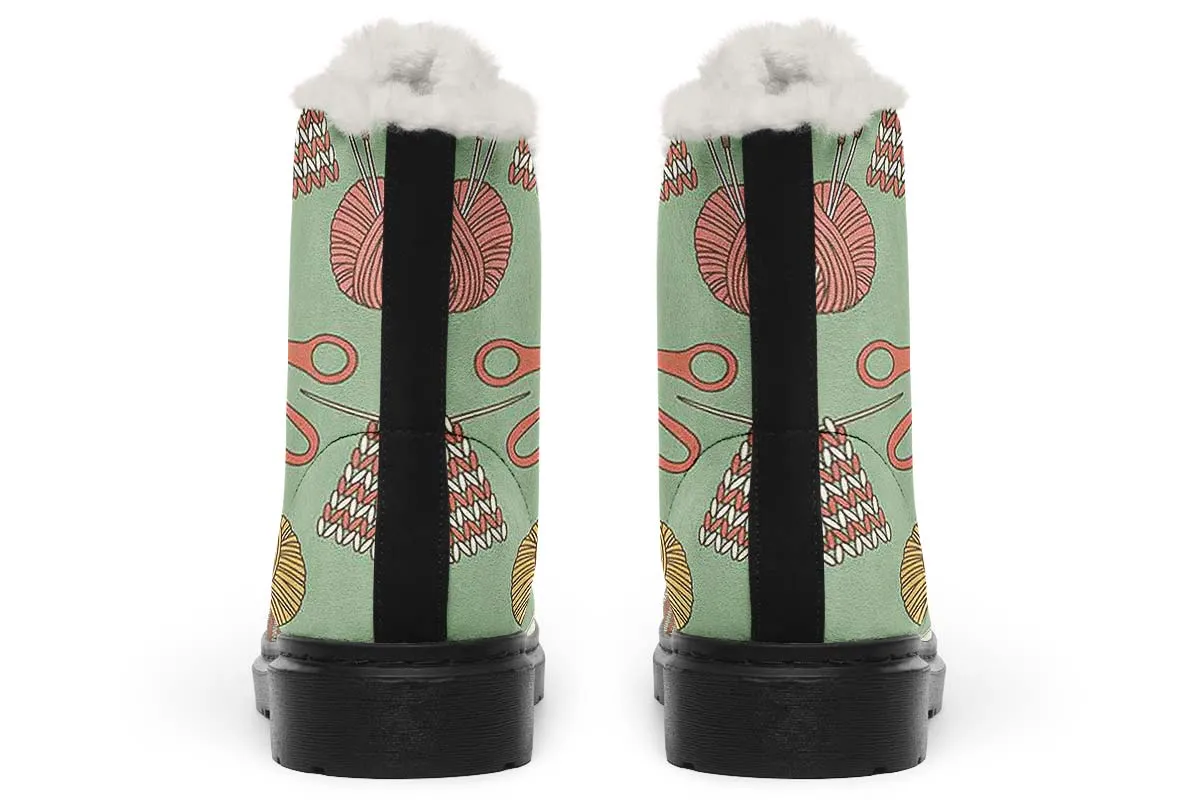 Adorable Unravelling Winter Boots