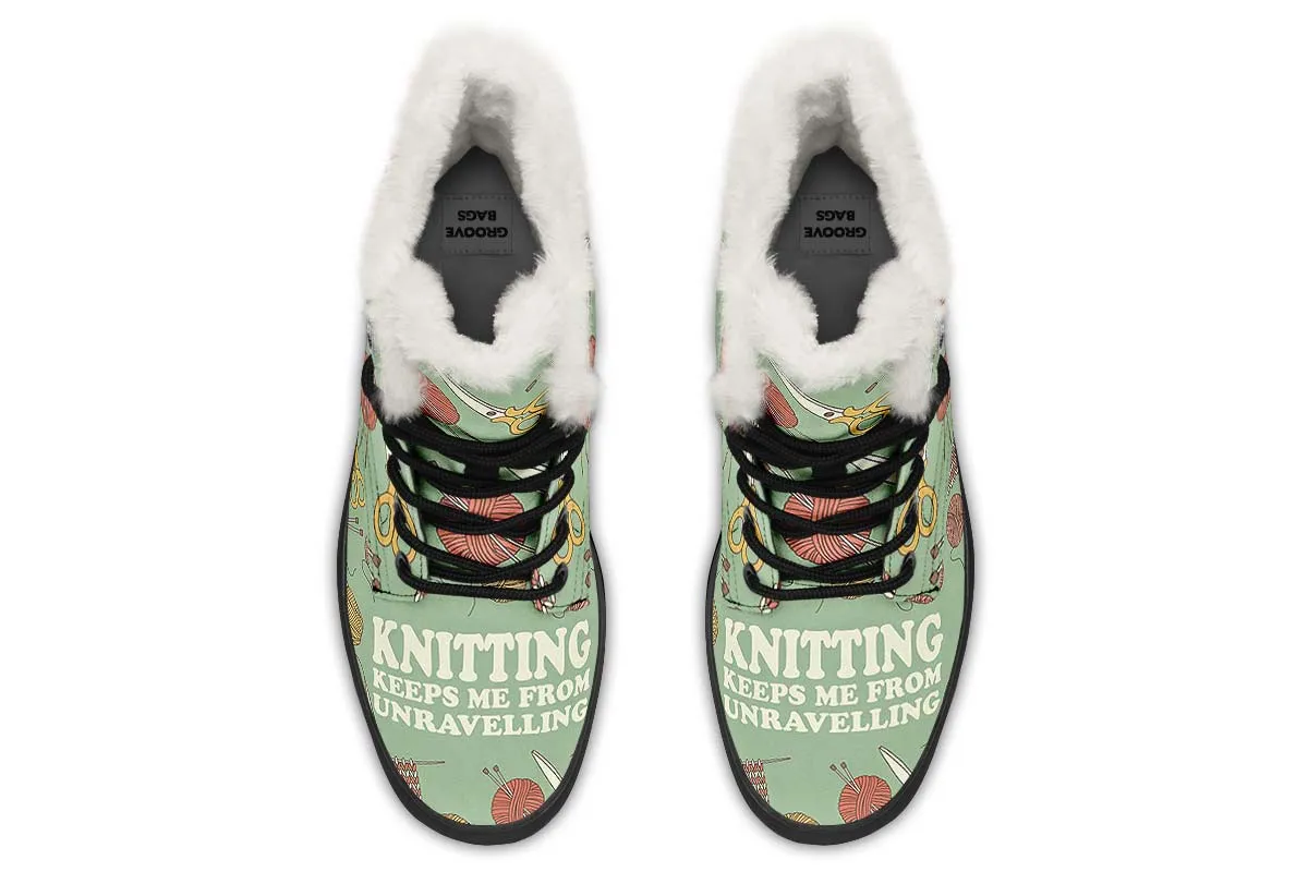 Adorable Unravelling Winter Boots