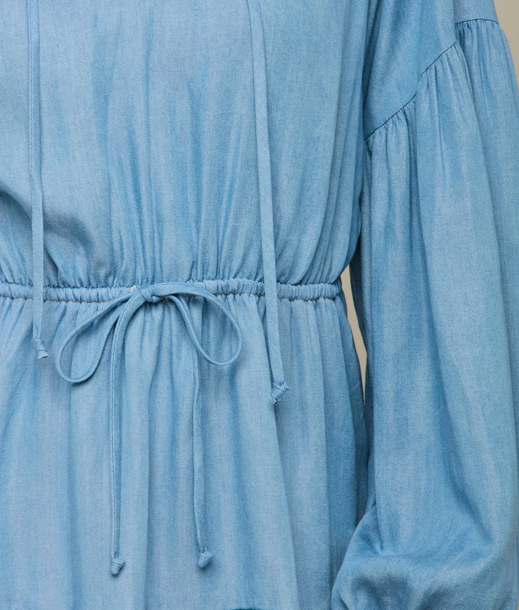 Alanna Long Sleeve Dress :: Chambray