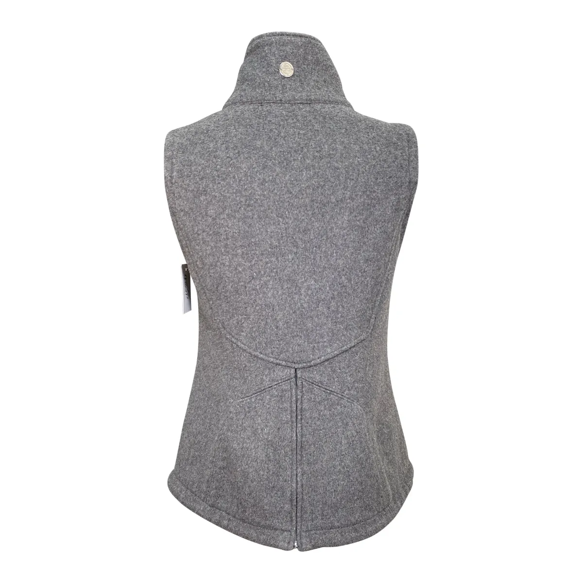 Asmar Equestrian Wool Vest in Grey - Women's XS