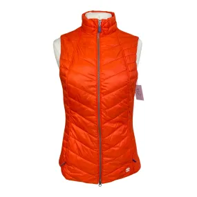 Barbour 'Penhale' FibreDown Vest in Orange - Women's 8