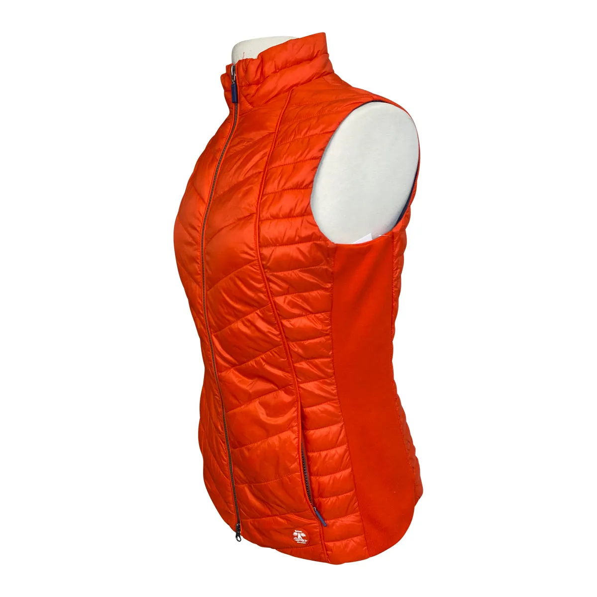 Barbour 'Penhale' FibreDown Vest in Orange - Women's 8