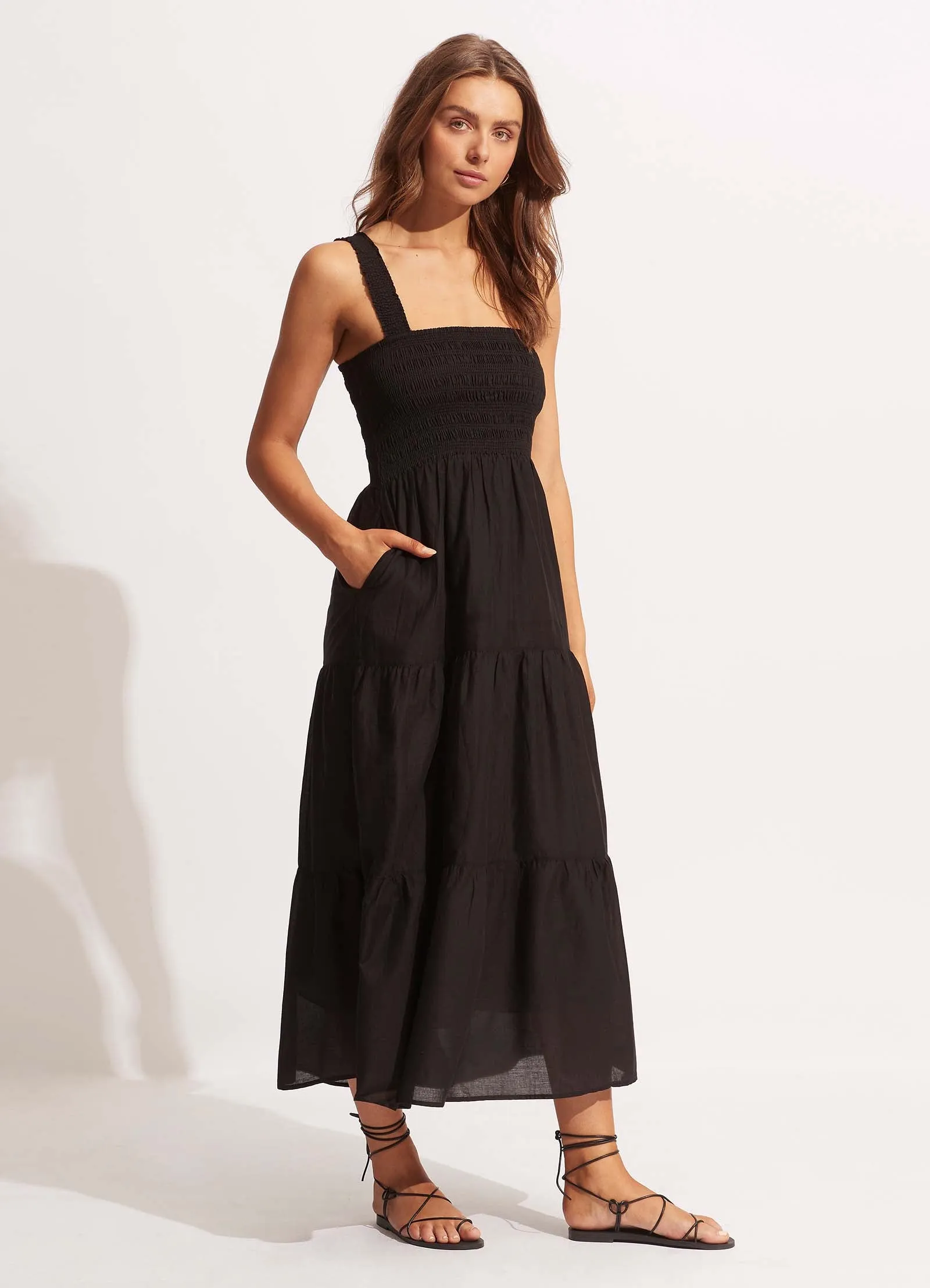 Beach House Dress - Black