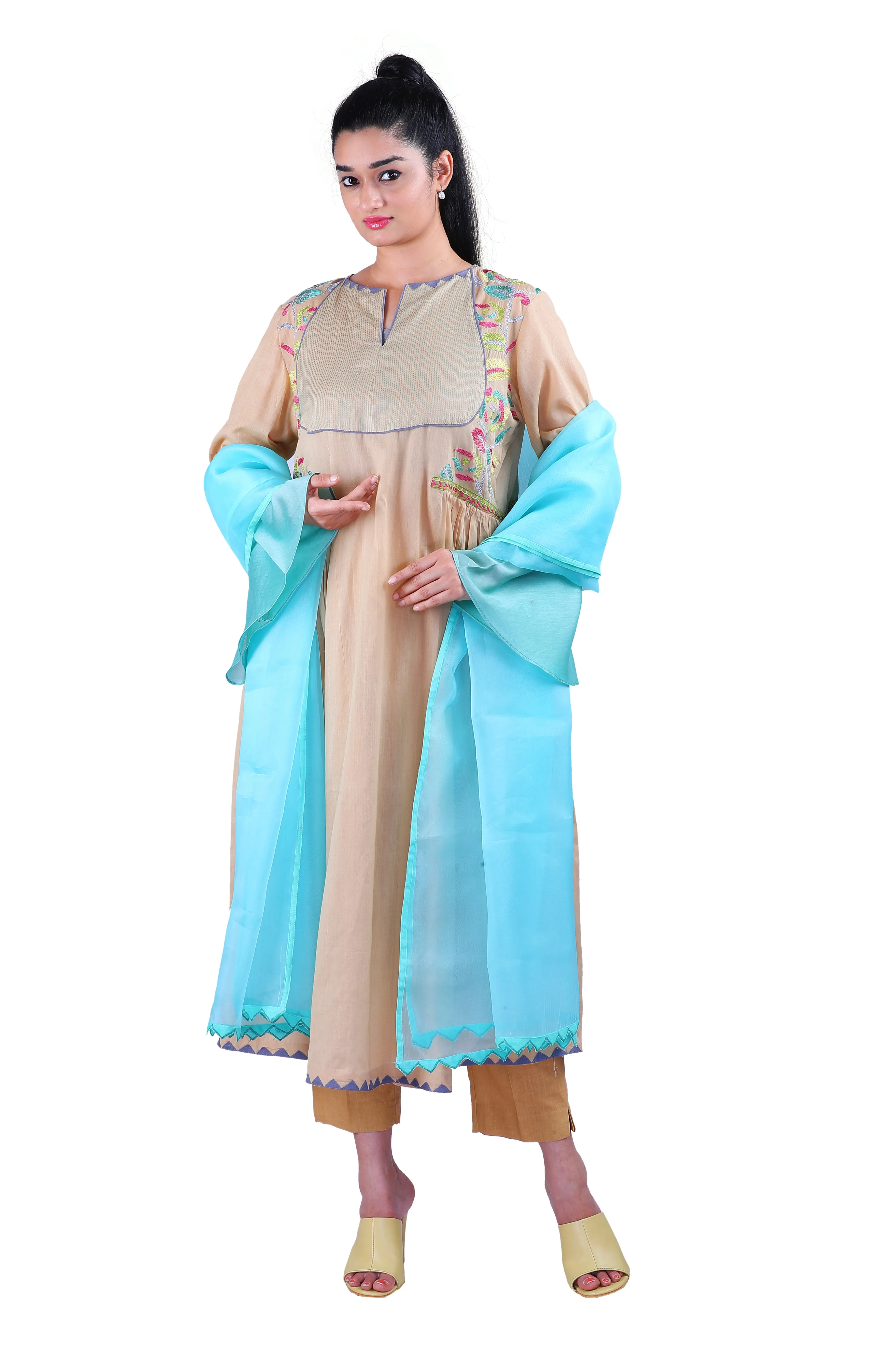 Beige Salwar