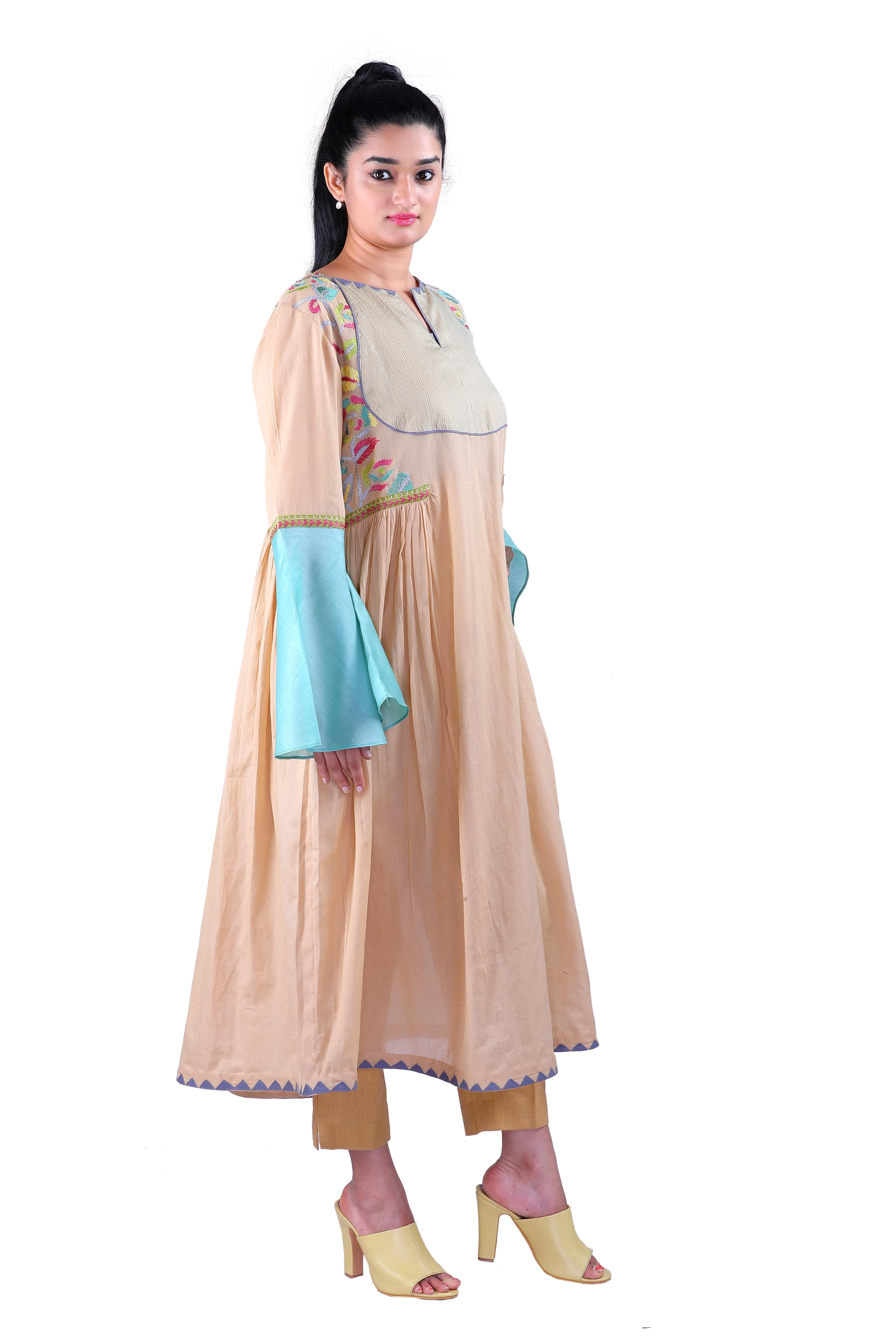 Beige Salwar