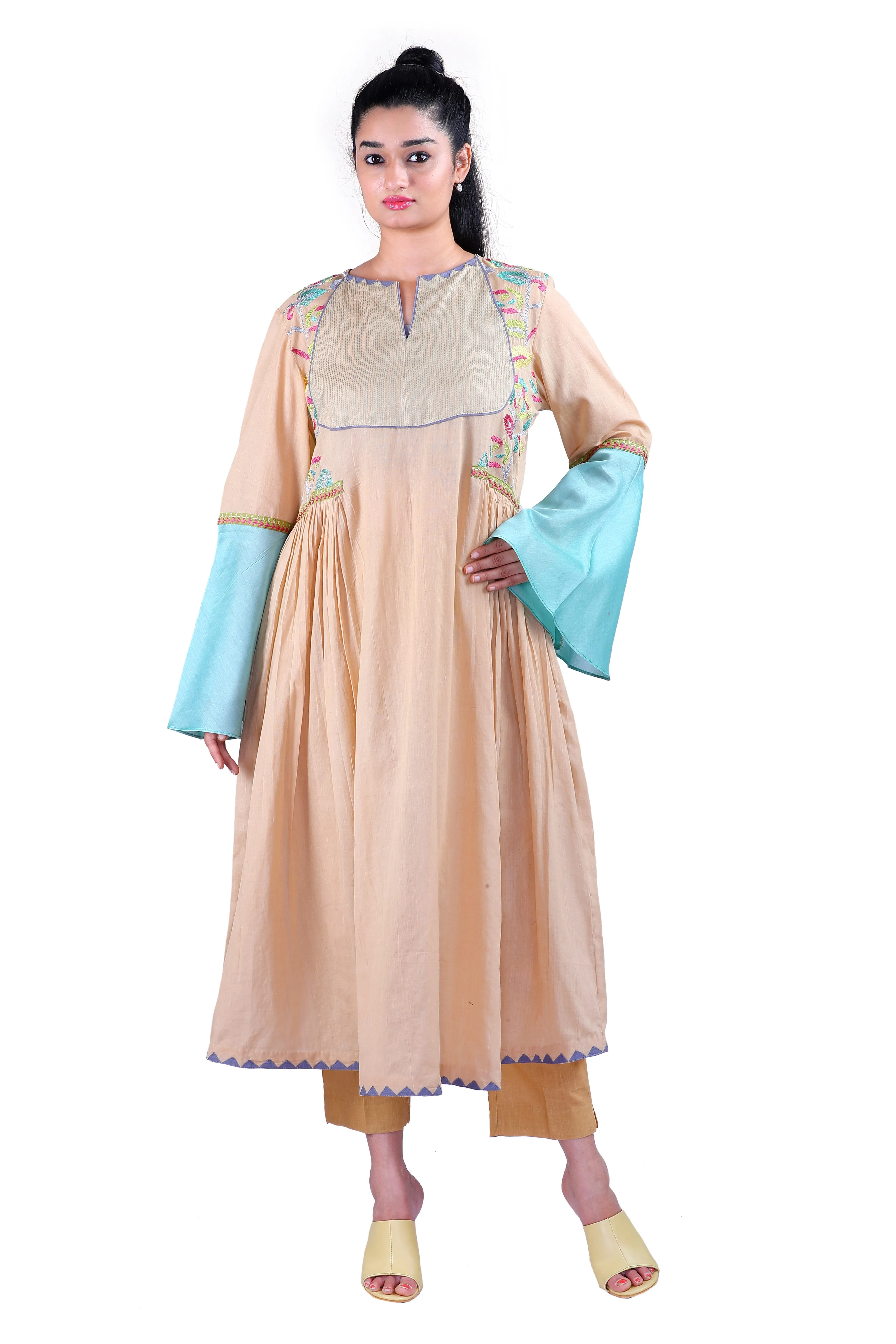 Beige Salwar