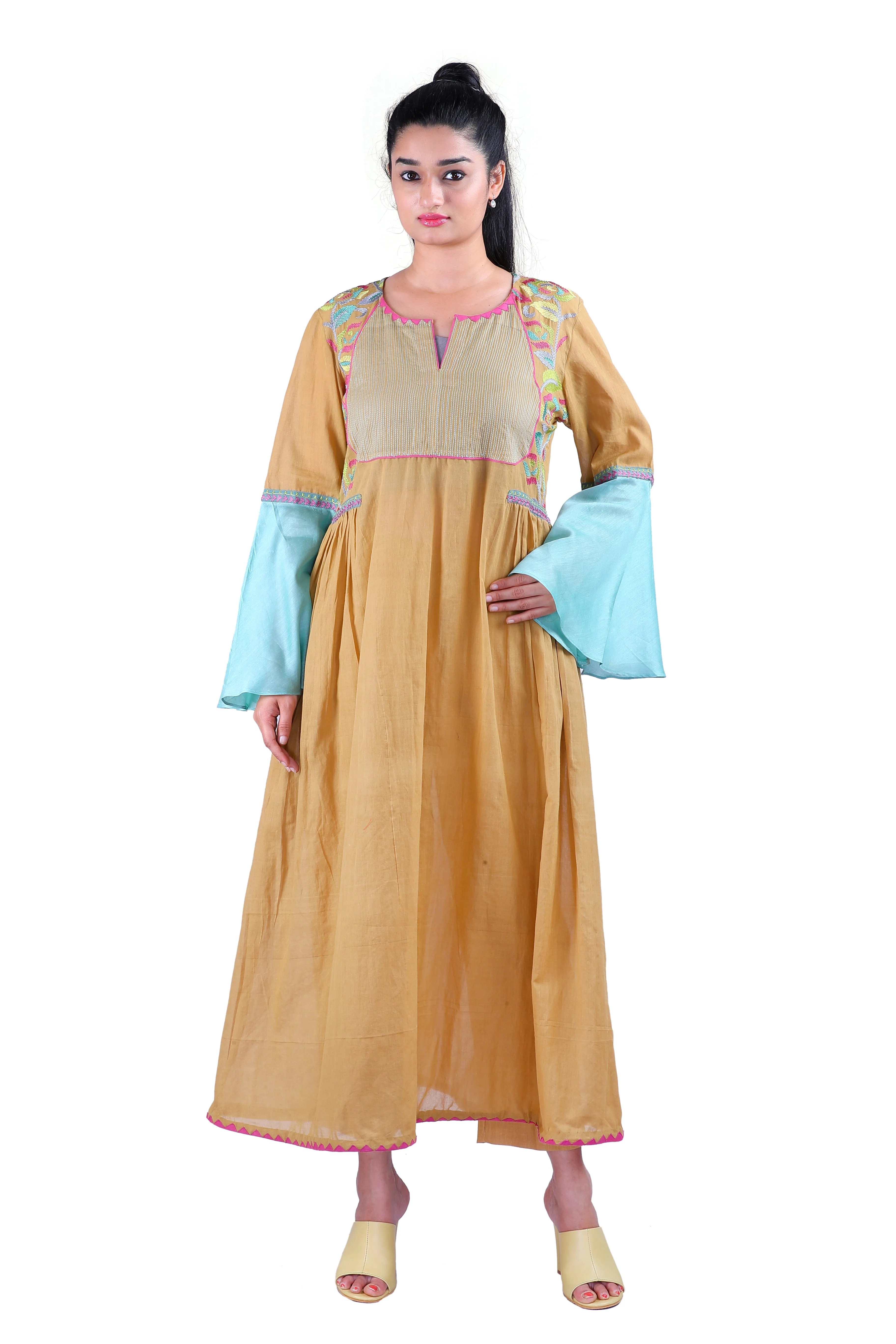 Beige Salwar