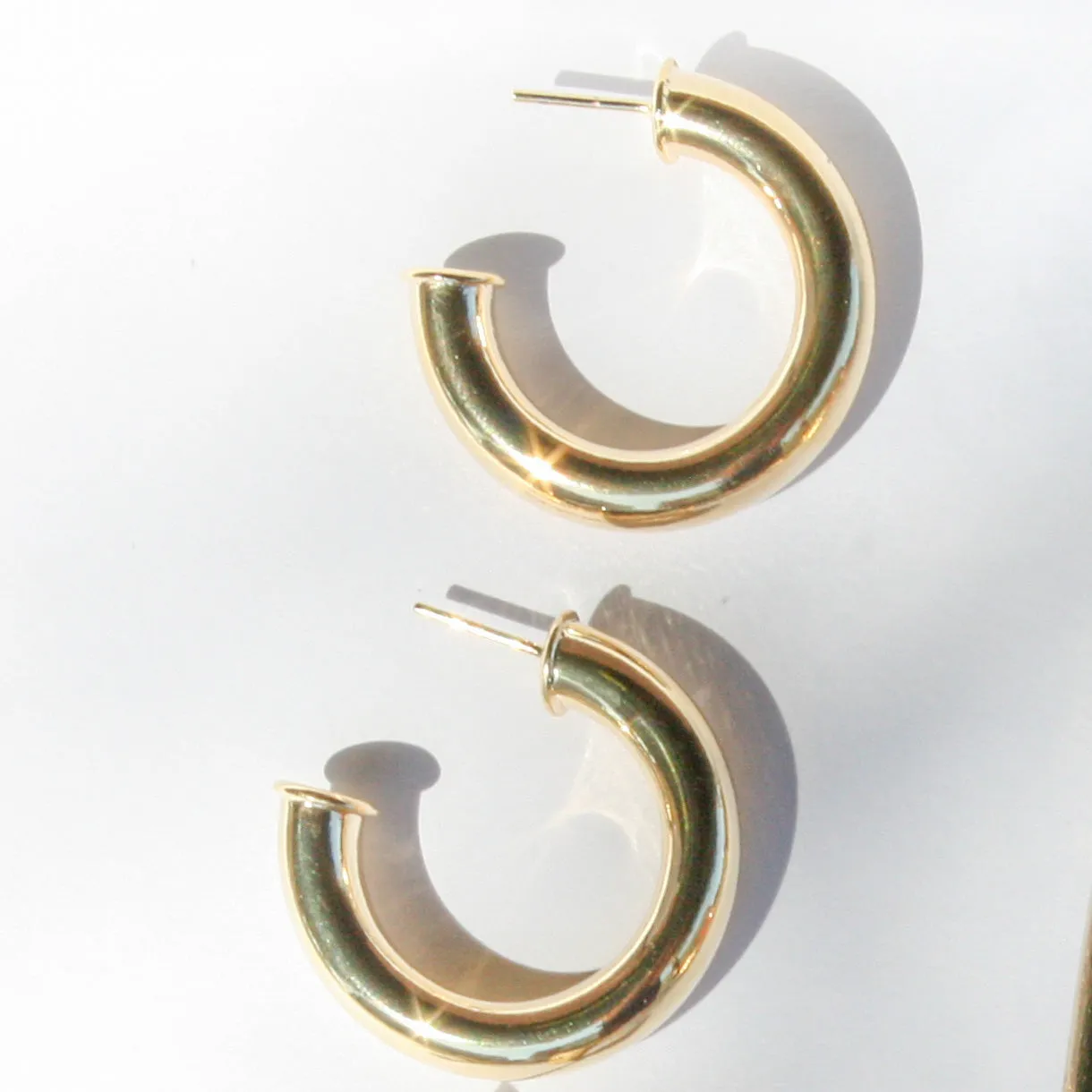 Brandee Polished Hoop Earrings