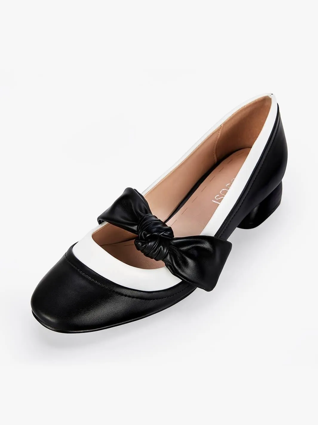 Cara retro bow shoes