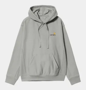 Carhartt WIP Hooded American Script Sweatshirt in Marengo