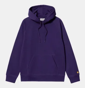 Carhartt WIP Hooded Chase Sweatshirt in Tyrian