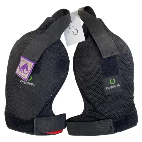 Champion Titanium Ti22 Shoulder Protectors in Black - Adult Small