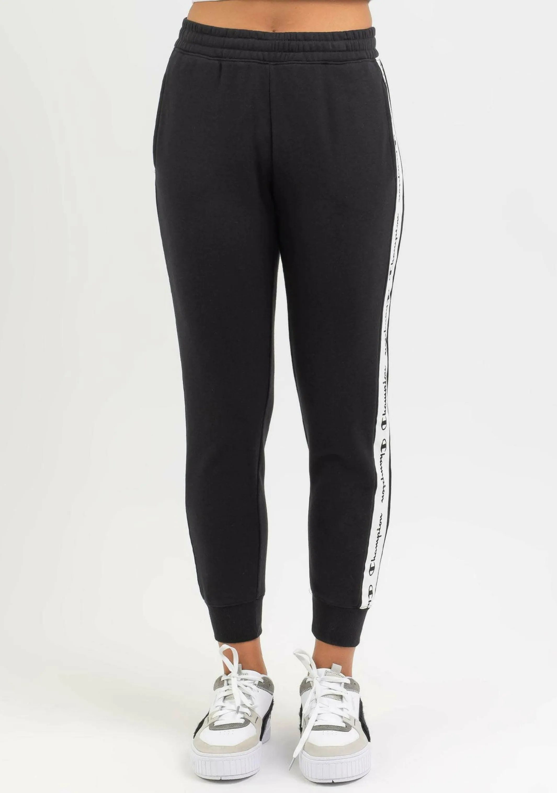 Champion Womens EU Rochester Tape Pant <br> CRRUA1 BLK