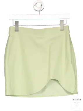 Collusion Green Stretch Mini Skirt UK 10