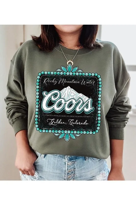 Coors Rocky Mountain Graphic Fleece Sweatshirts