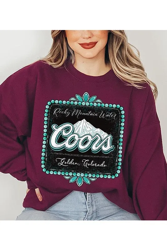 Coors Rocky Mountain Graphic Fleece Sweatshirts