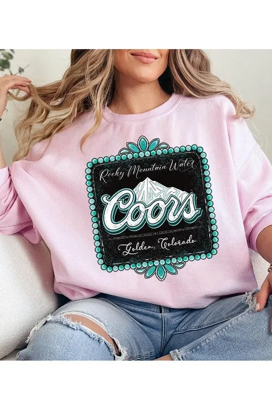 Coors Rocky Mountain Graphic Fleece Sweatshirts