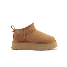 COSY ULTRA SHORT PLATFOAM CHESTNUT