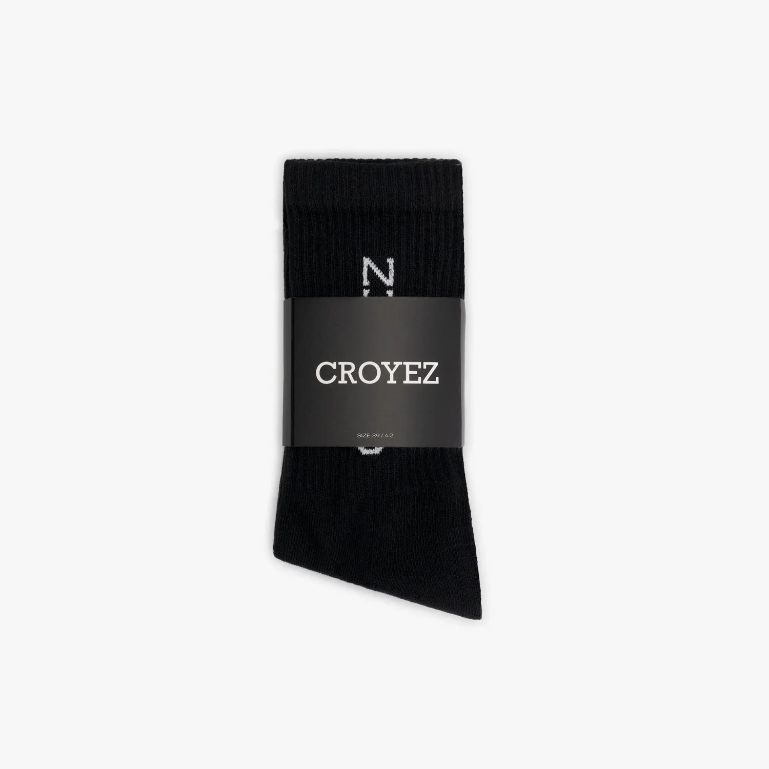 CROYEZ ABSTRACT SOCKS 2-PACK - BLACK