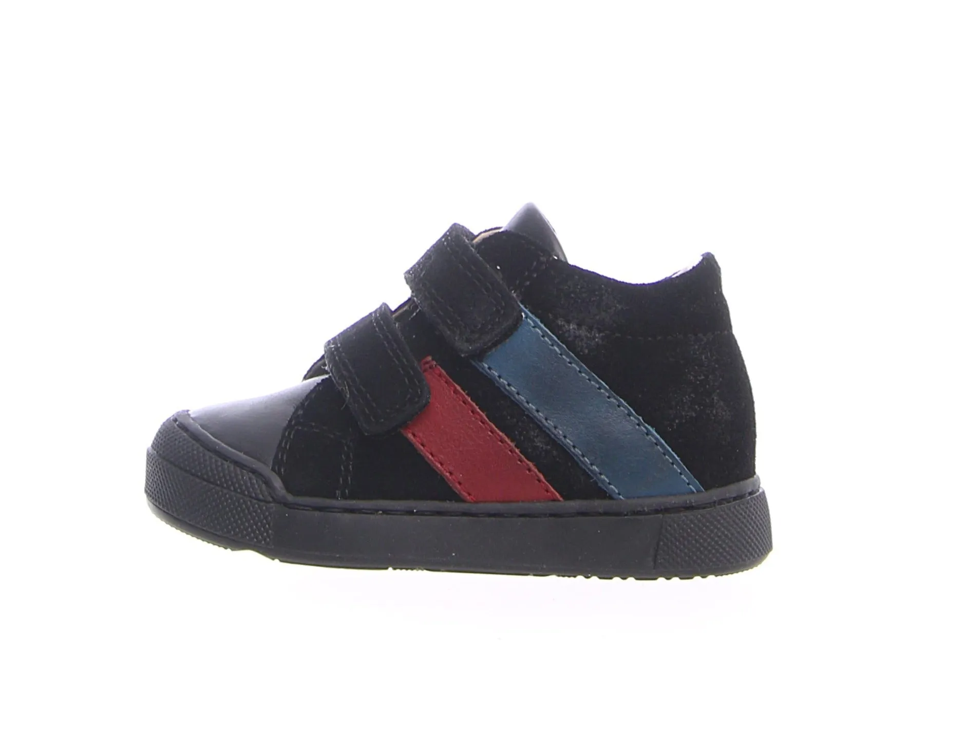 Falcotto Boy's Gazer Vl Nappa/Velour Spazz. Sneakers - Nero