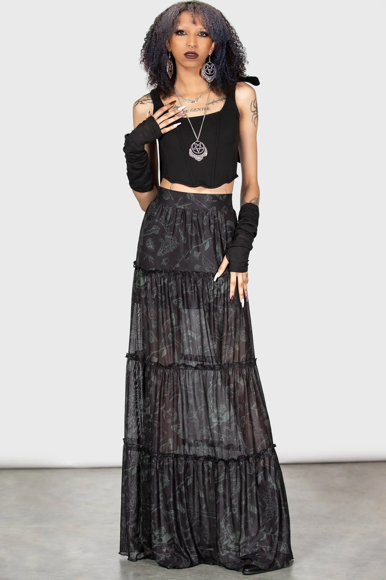 Ghosted Woods Maxi Skirt Resurrect