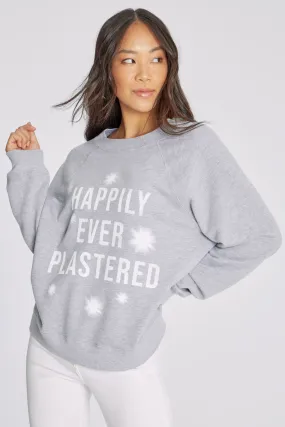 Heathered Happily Ever Plastered Sommers Sweatshirt - Cozy & Stylish Collection