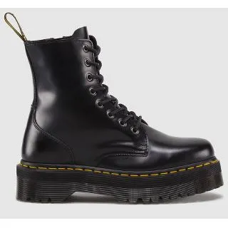 Jadon Black Polished Smooth Boot