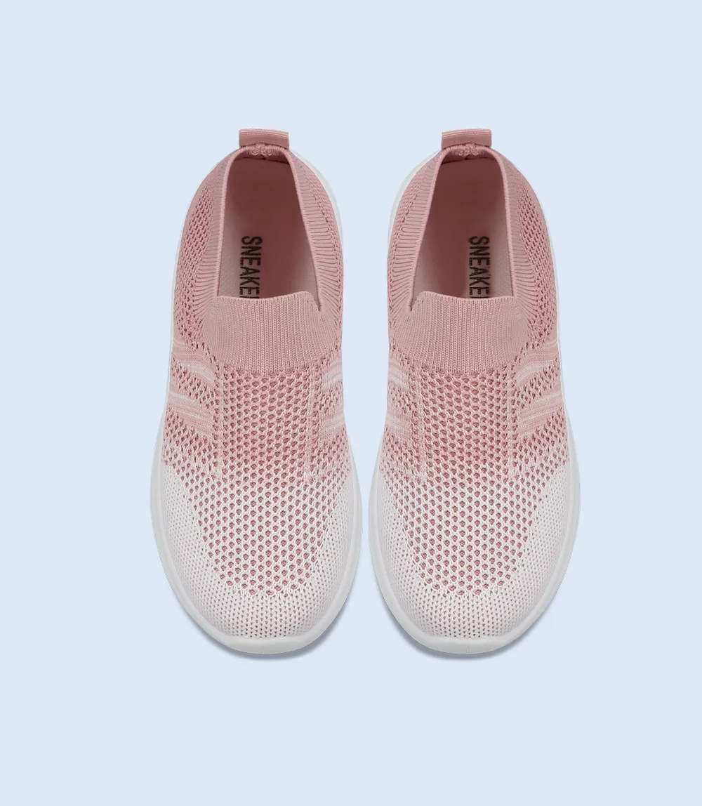 KG0082-PINK-Girls Casual Sneakers