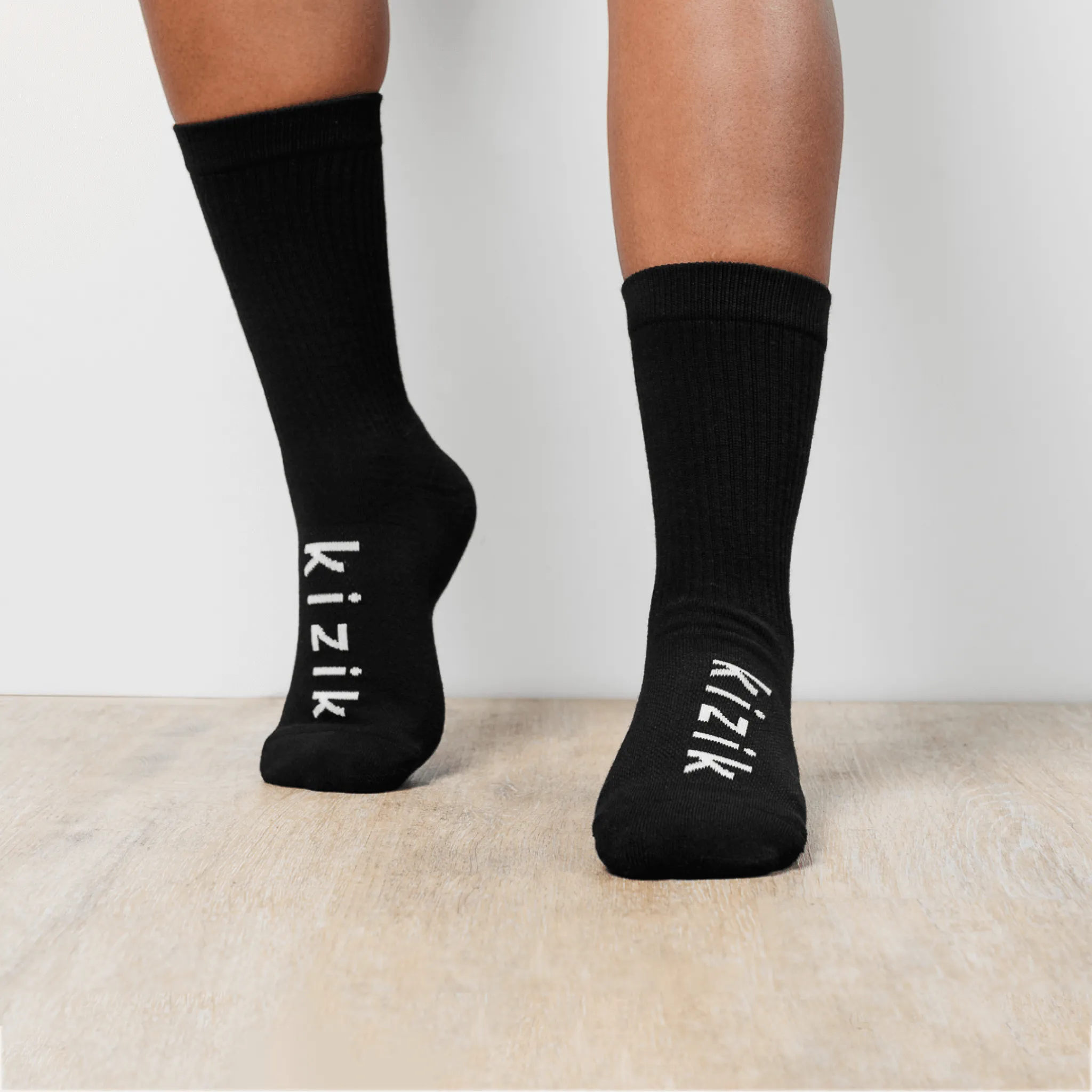 Kizik Crew Socks - Black