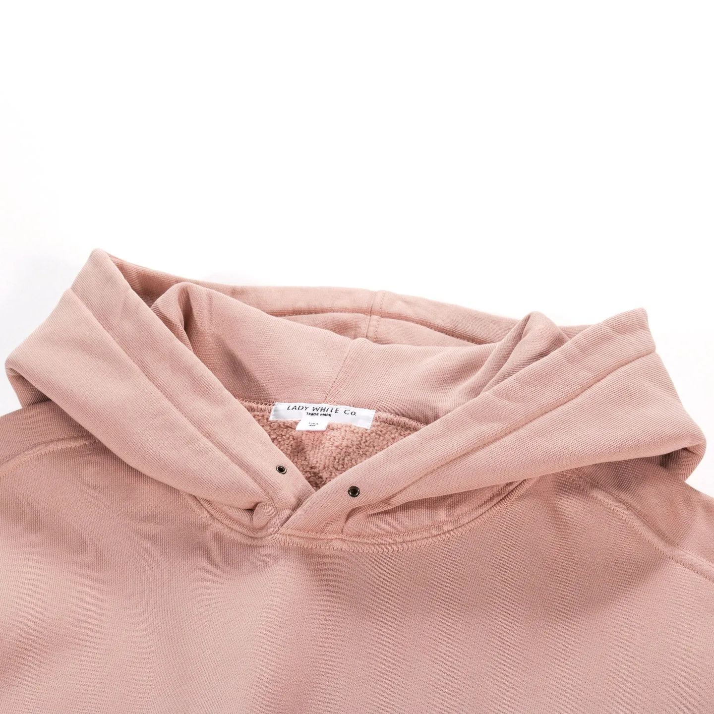 LADY WHITE CO. MINI HOODIE PINK GLASS