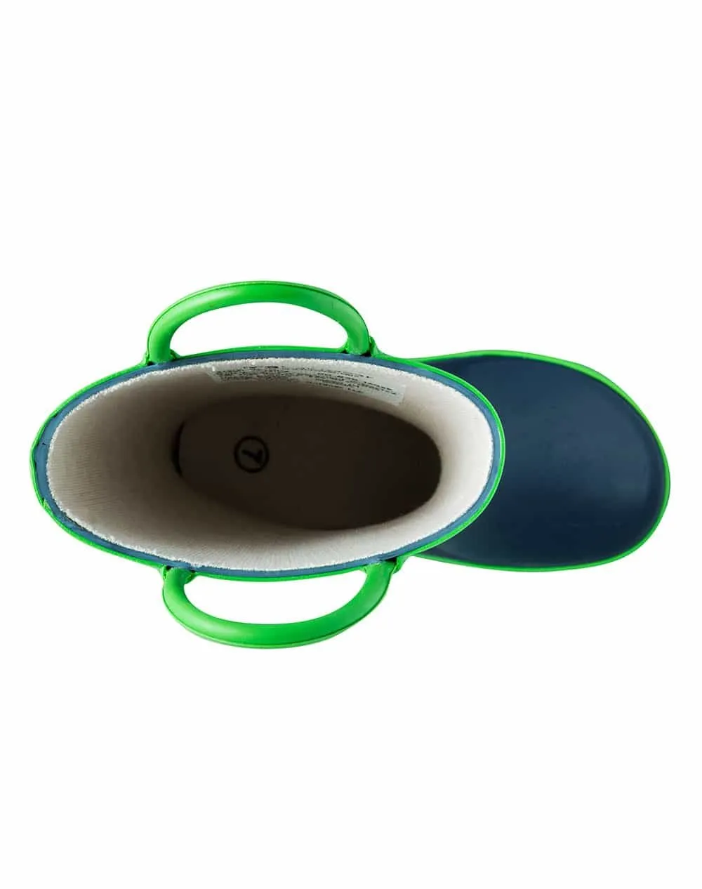 Loop Handle Boots, Navy & Green (Adult)