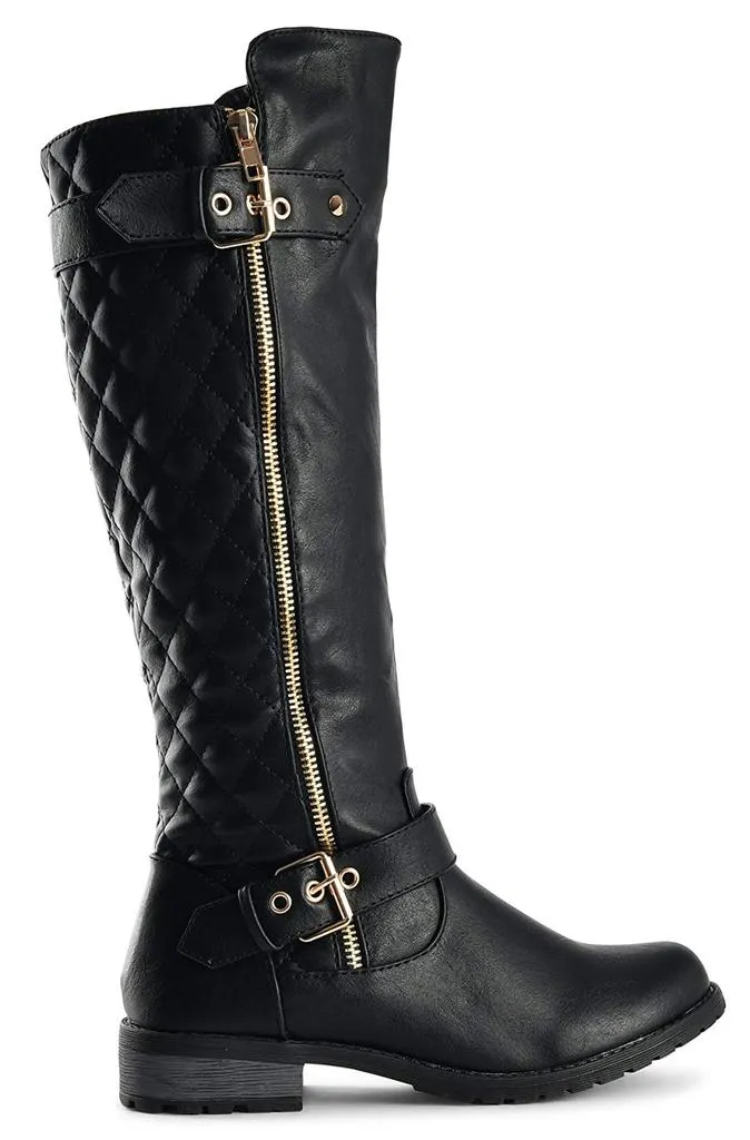 MANGO21 - BLACK RIDING BOOTS