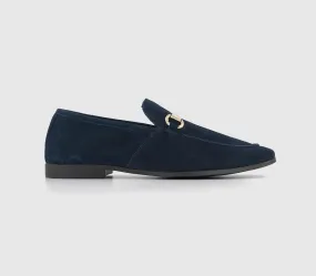 Mens Office Memming Loafers Navy Suede