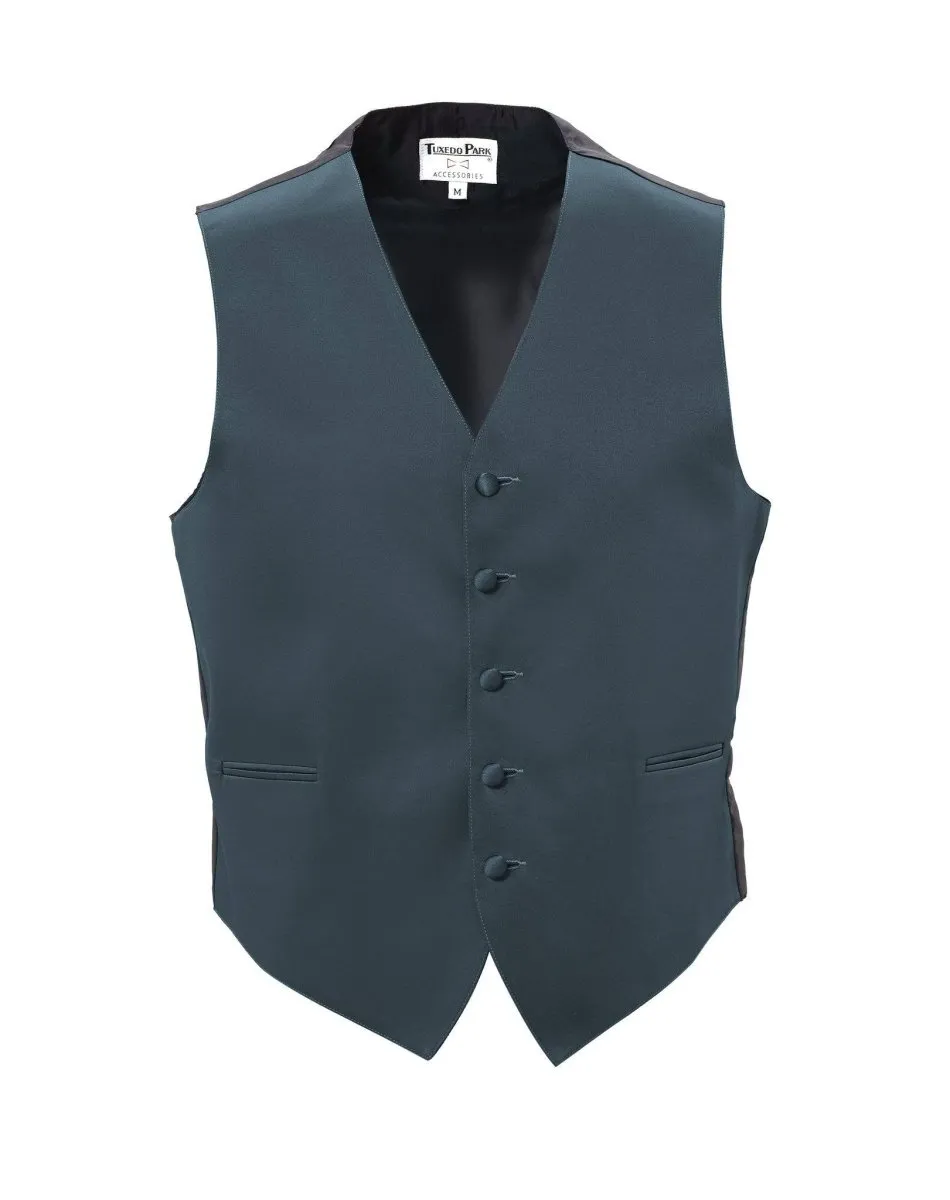 Men's Tuxedo Vest Fullback with Bow Tie - Bold Colors