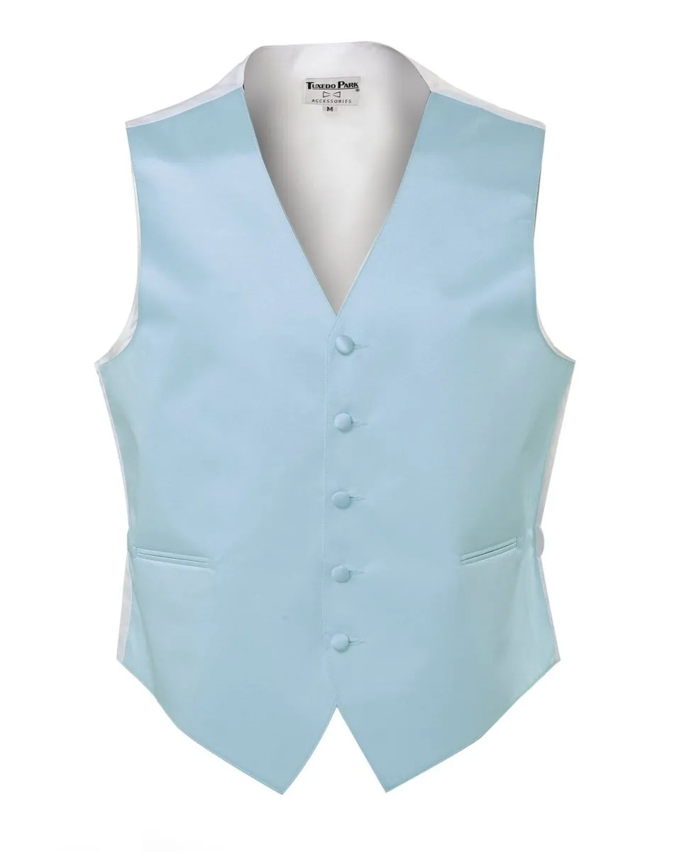 Men's Tuxedo Vest Fullback with Bow Tie - Light Colors