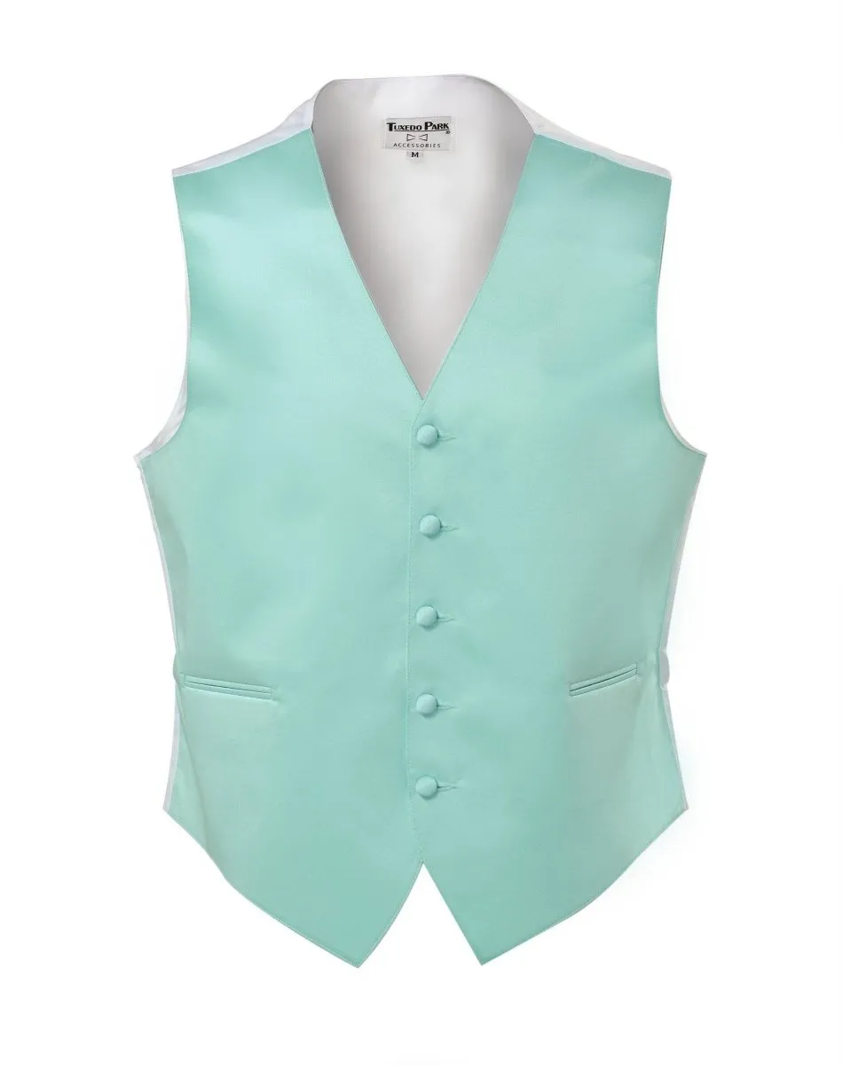 Men's Tuxedo Vest Fullback with Bow Tie - Light Colors