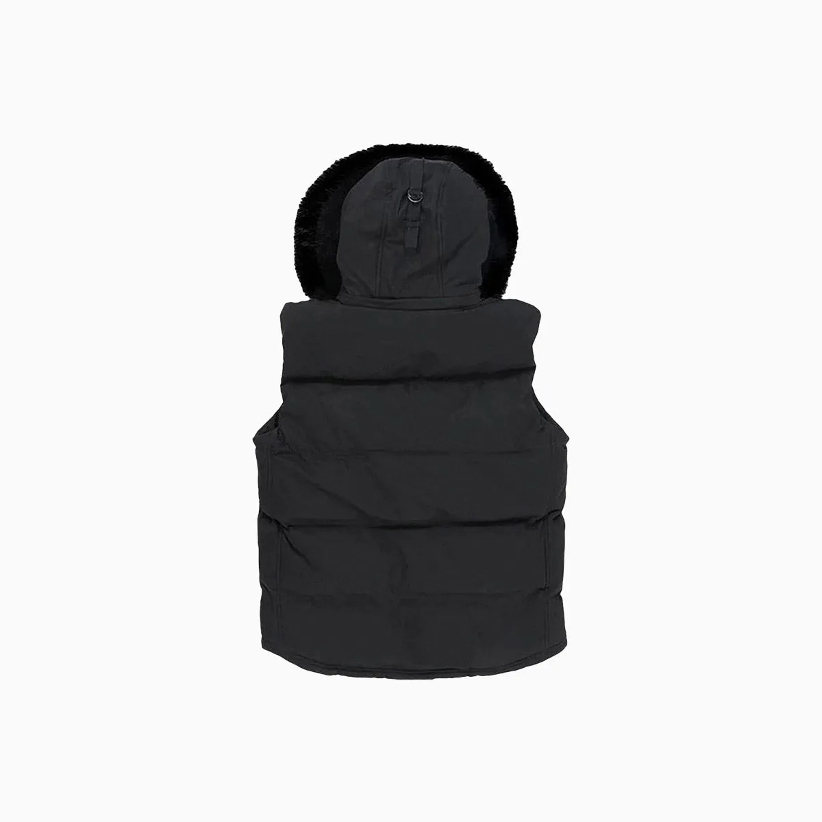 Men's Yukon Fur Lined Hooded Puffer Vest