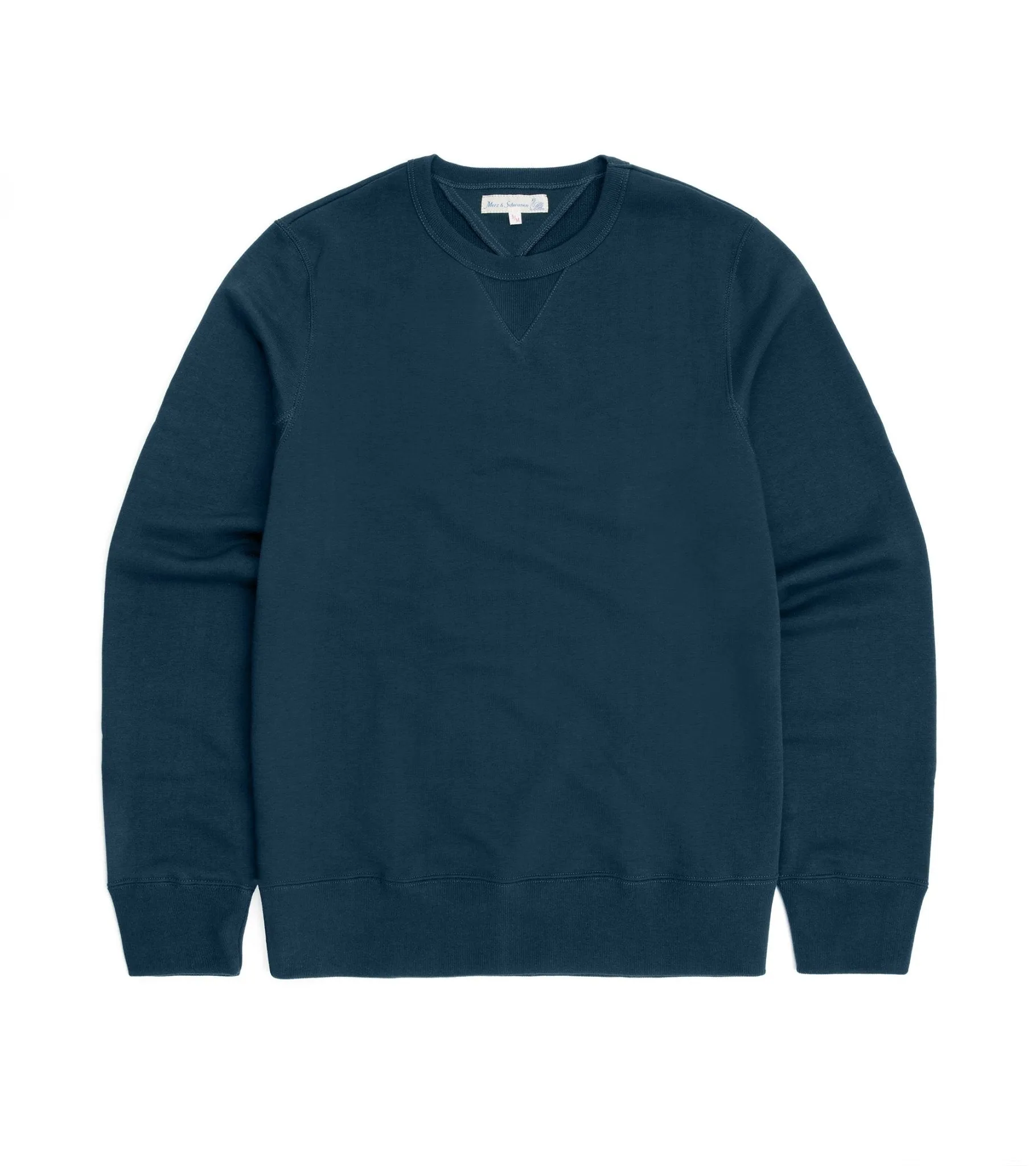 Merz b. Schwanen 346 Sweatshirt: Mineral Blue