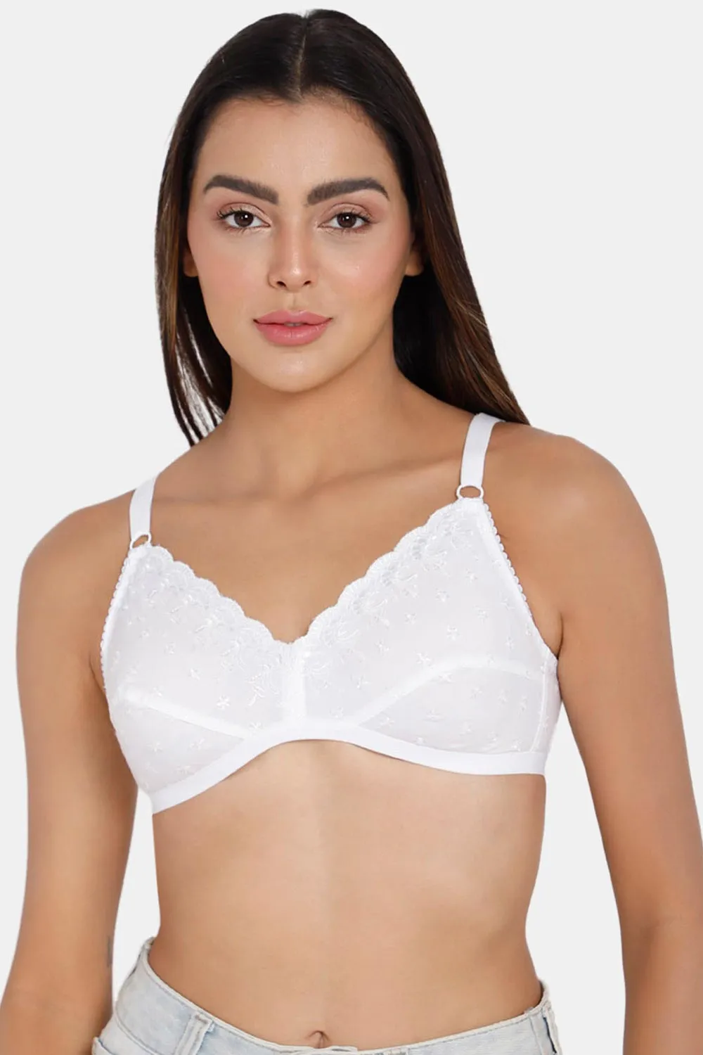 Naidu Hall Medium Coverage Non-Padded Non-Wired Saree Bra - Lovable Hakoba