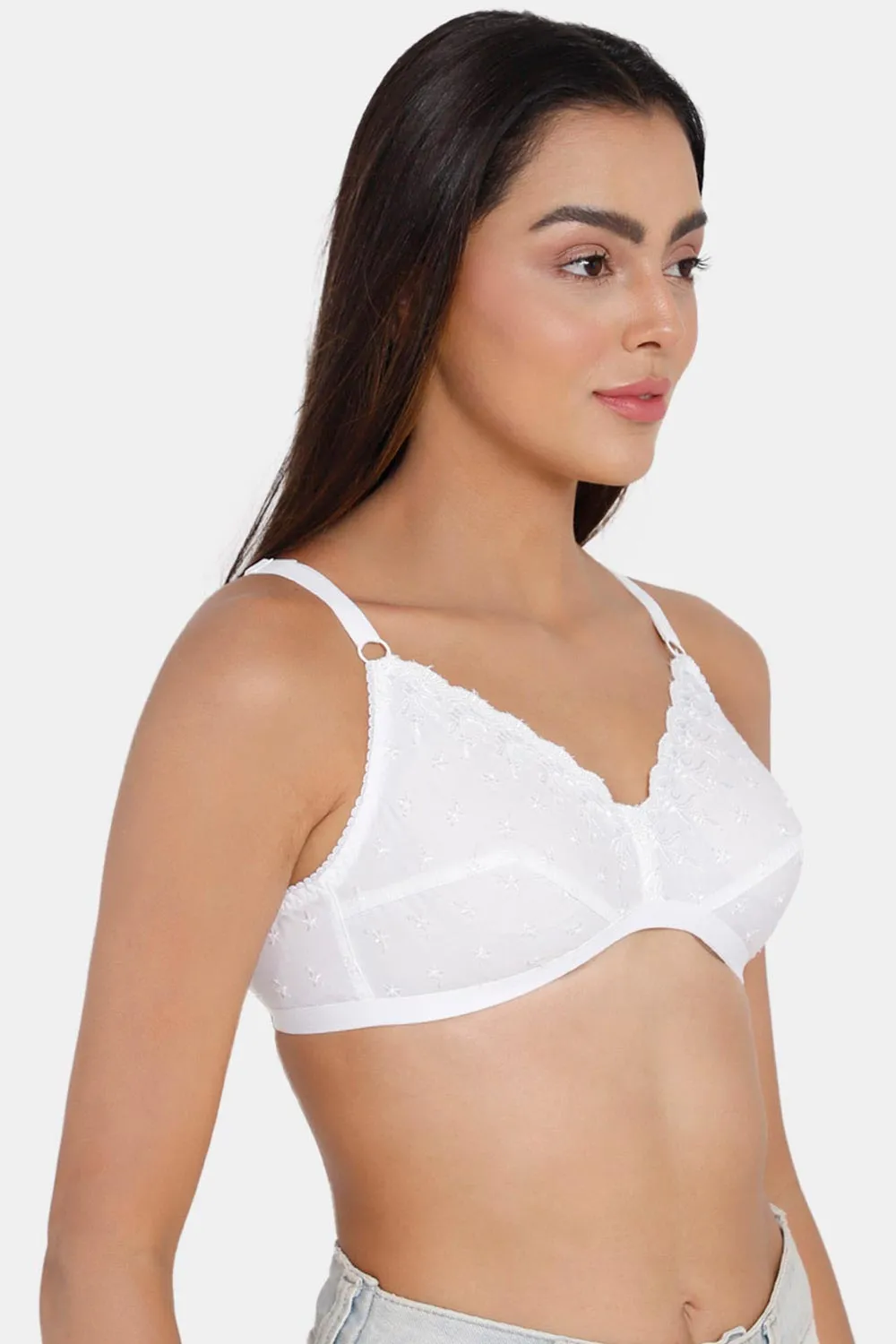 Naidu Hall Medium Coverage Non-Padded Non-Wired Saree Bra - Lovable Hakoba