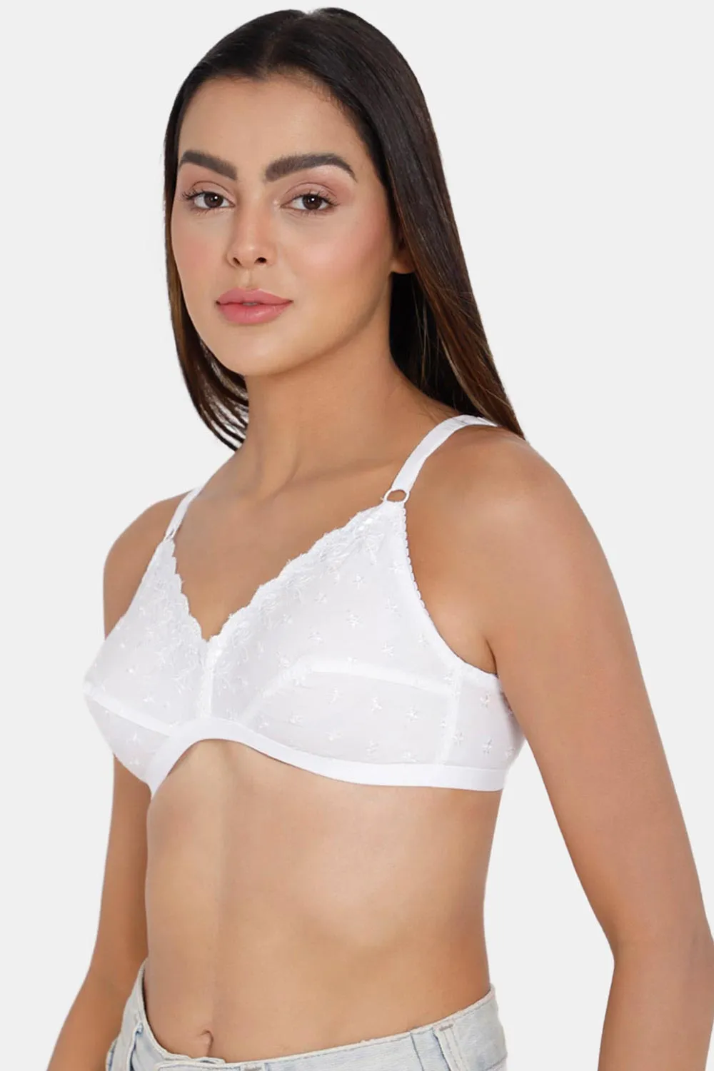 Naidu Hall Medium Coverage Non-Padded Non-Wired Saree Bra - Lovable Hakoba