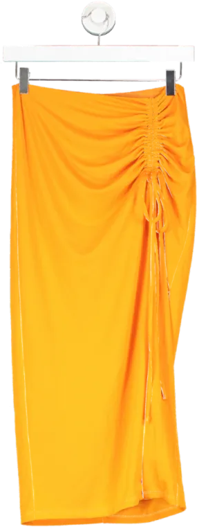 NBD Orange Tanvi Skirt UK XS