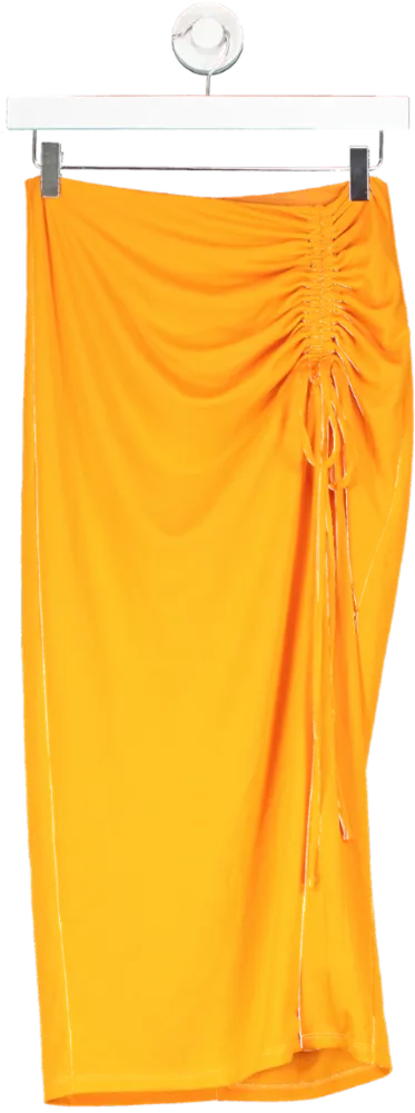 NBD Orange Tanvi Skirt UK XS