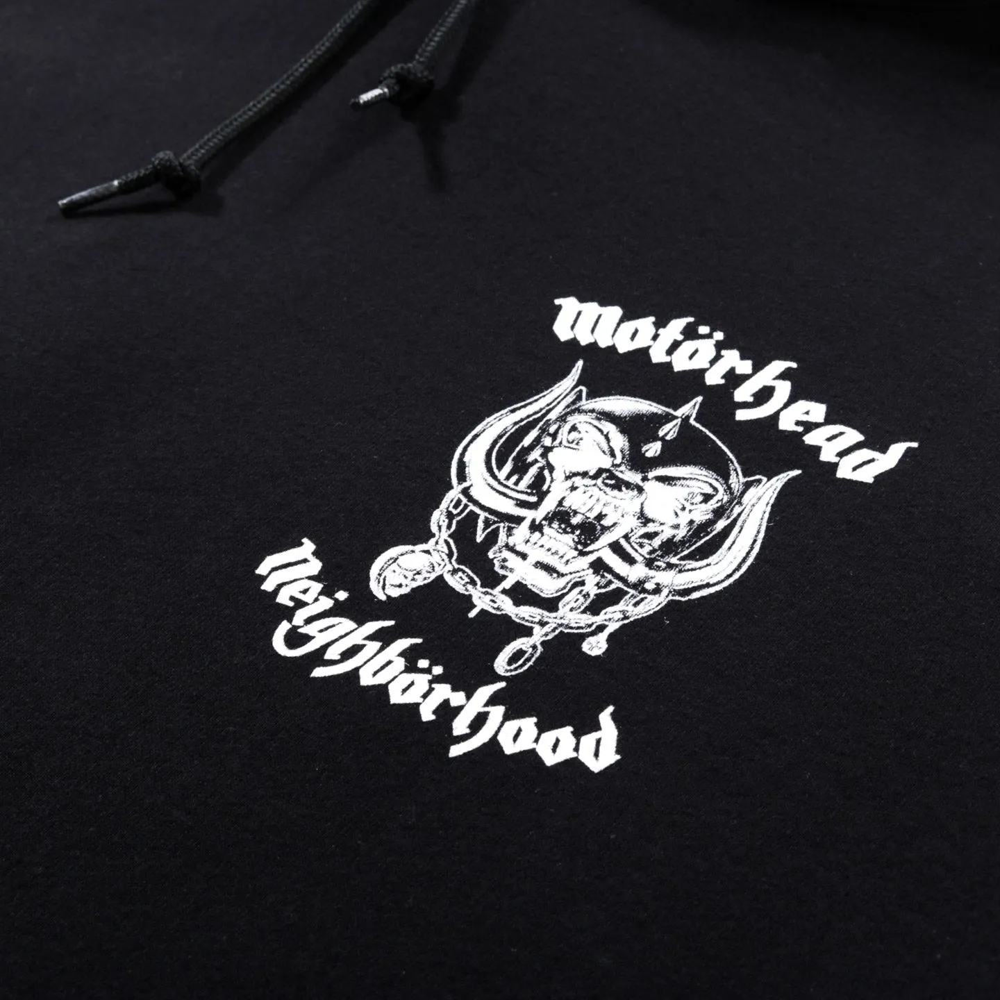 NEIGHBORHOOD MOTORHEAD HOODED SWEATSHIRT BLACK