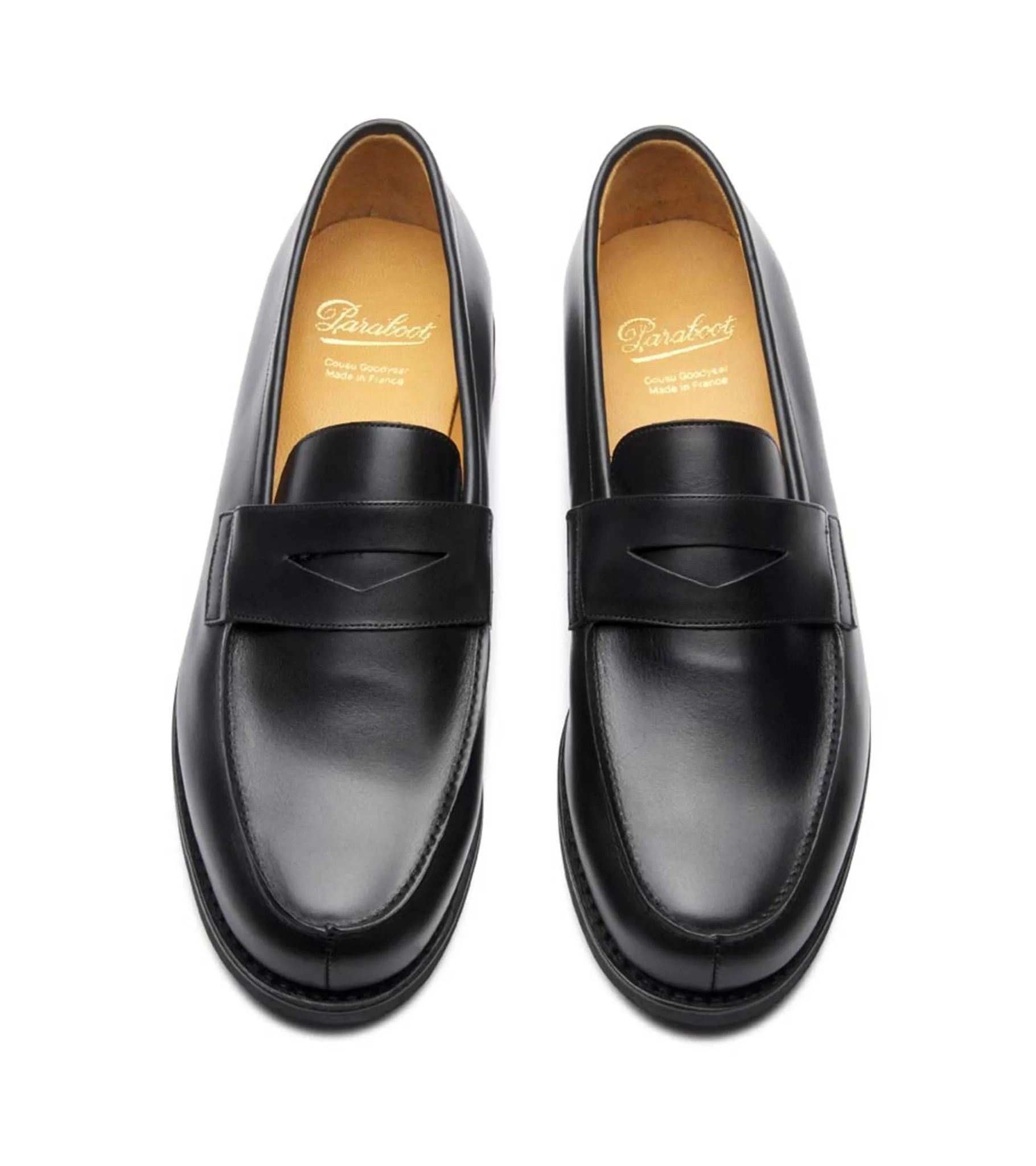 Classic Noir Paraboot Adonis Leather Loafer for Men – Timeless Elegance and Comfort