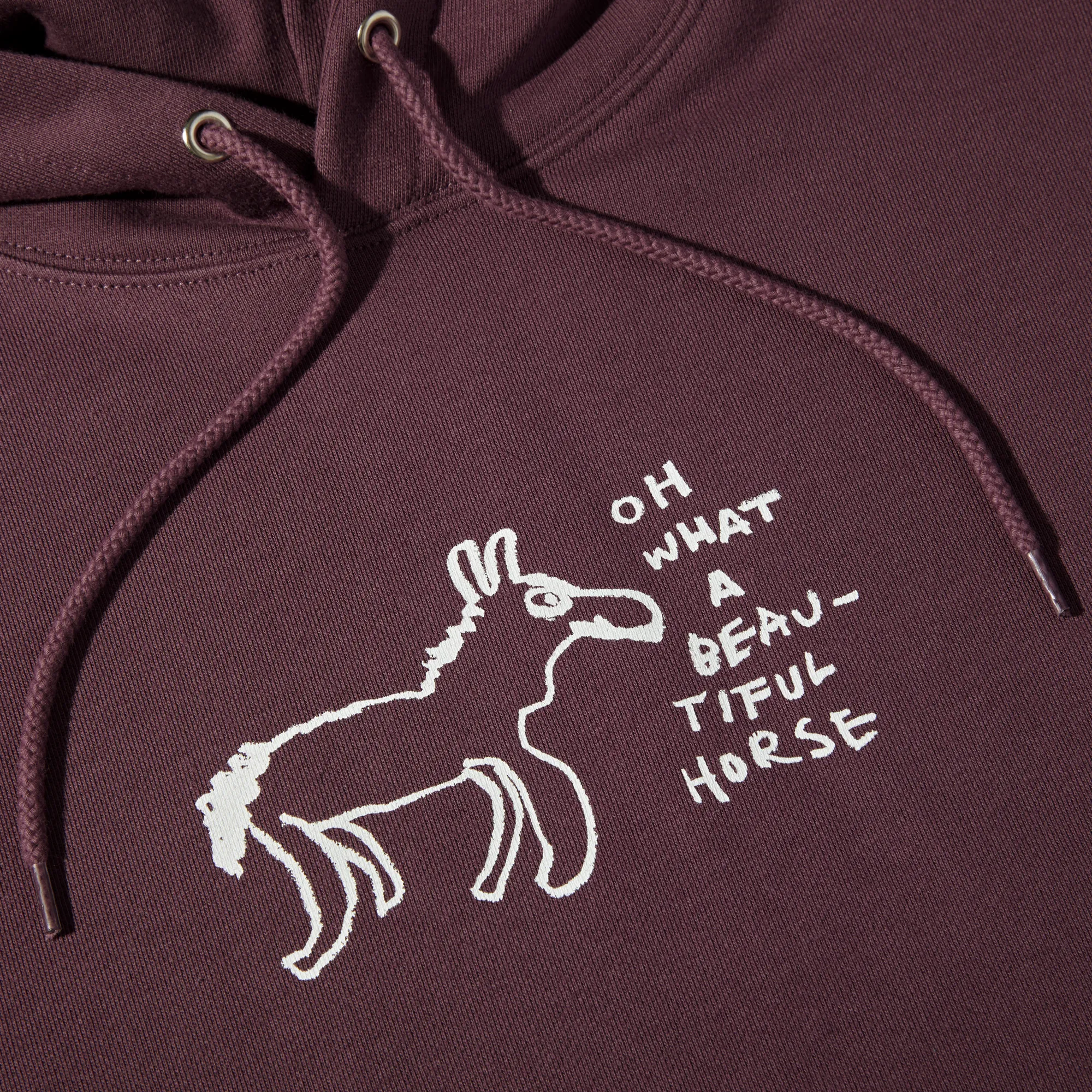 Polar Dave Hoodie Beautiful Horses Plum