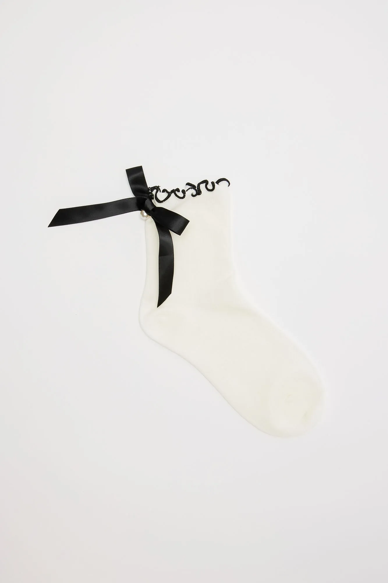 Pretty Girl Vibes Socks - White