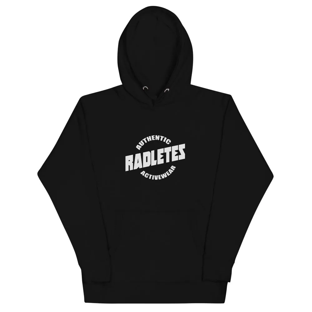 PRINTED RADLETES HOODIE - BLACK/ WHITE