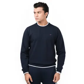 Pullover Sweatshirt-Navy